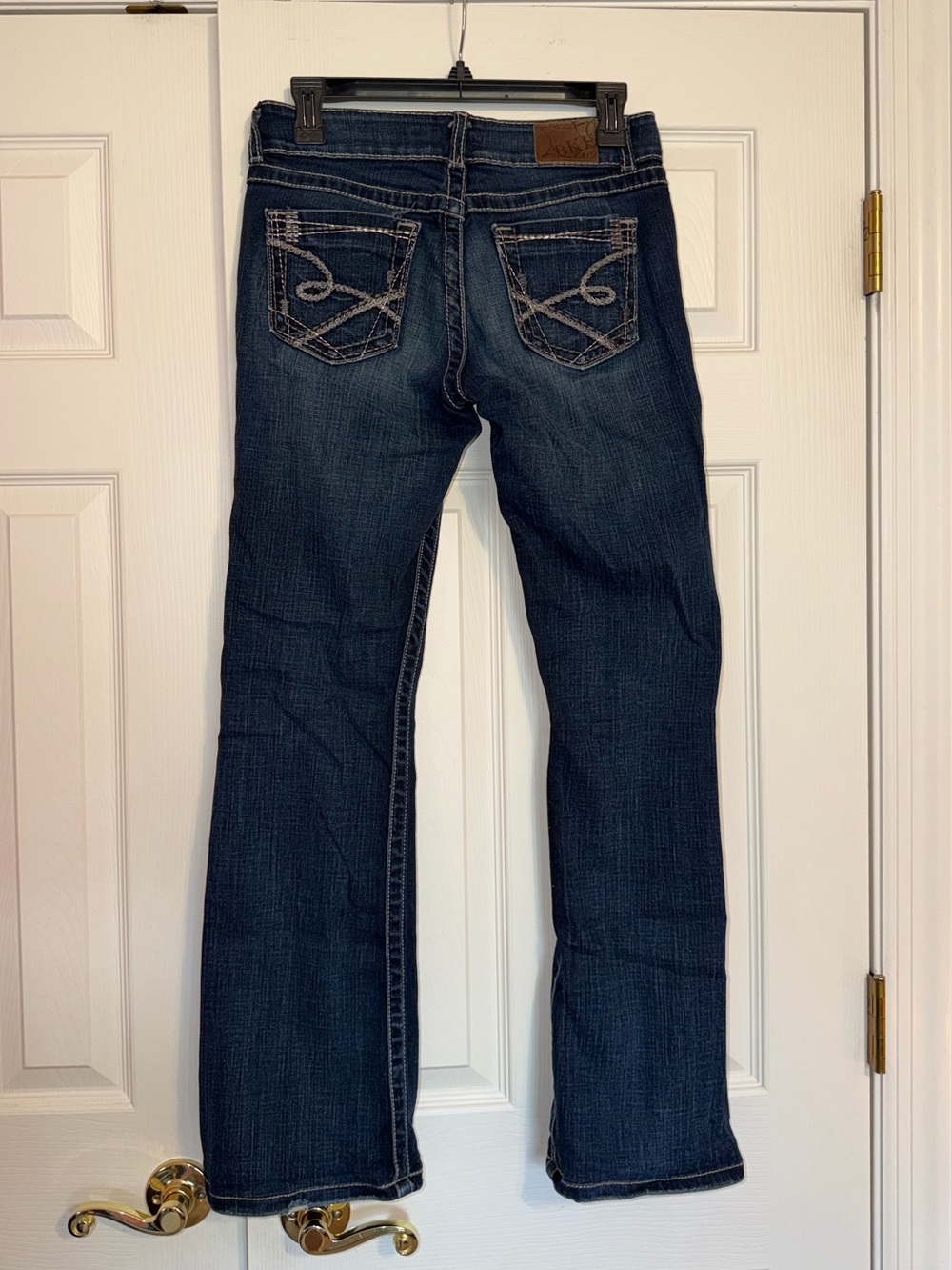 BKE Women's Dark Blue Flare Jeans